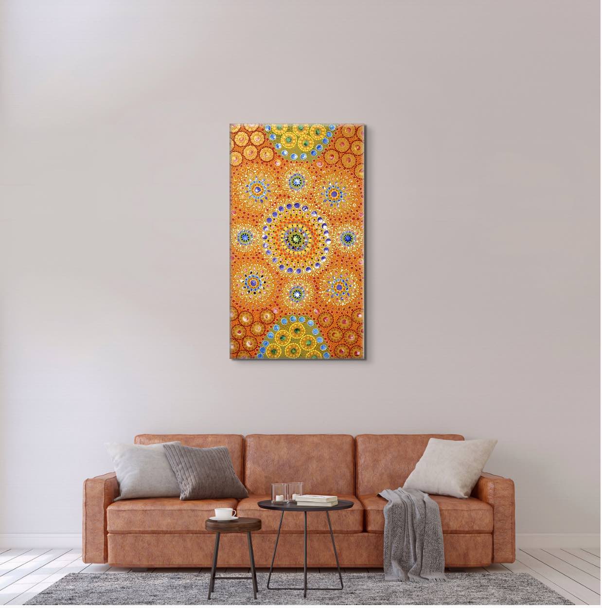 Mandala dot art